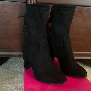 Black Suede Ankle Boots